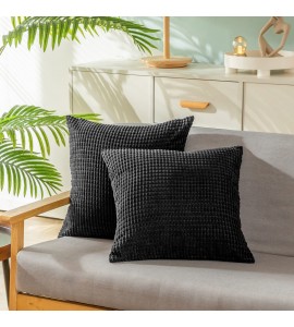 Dark Grey Waffle Pillowcase