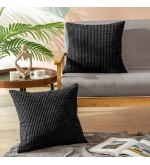 Dark Grey Waffle Pillowcase
