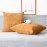 Warm brown texture pillowcase
