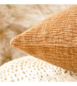 Warm brown texture pillowcase