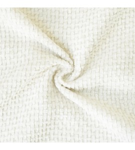 Leather and knitted pillowcase