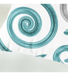 Artistic Swirl Throw Pillow Cover