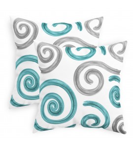 Artistic Swirl Throw Pillow Cover