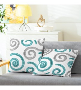 Artistic Swirl Throw Pillow Cover