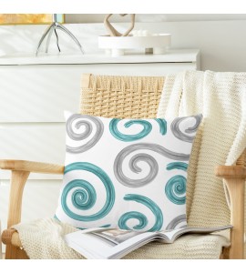 Artistic Swirl Throw Pillow Cover