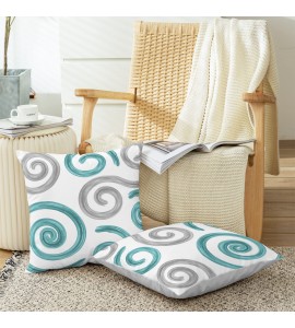 Artistic Swirl Throw Pillow Cover