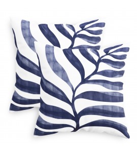 Ink Leaf Shadow Pillowcase