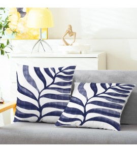 Ink Leaf Shadow Pillowcase
