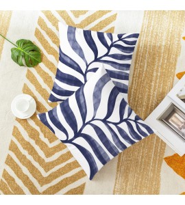 Ink Leaf Shadow Pillowcase