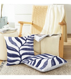 Ink Leaf Shadow Pillowcase