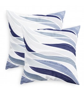 Simple geometric pattern pillow