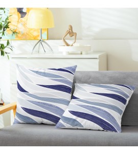 Simple geometric pattern pillow