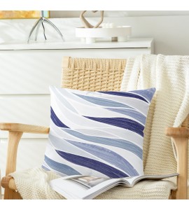 Simple geometric pattern pillow