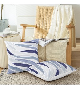 Simple geometric pattern pillow