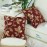 Burgundy Jacquard Pillowcase