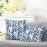 Blues Brushstroke Throw Pillowcase