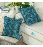 Peacock Blue Rose Pillowcase