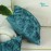 Peacock Blue Rose Pillowcase
