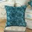 Peacock Blue Rose Pillowcase