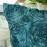 Peacock Blue Rose Pillowcase