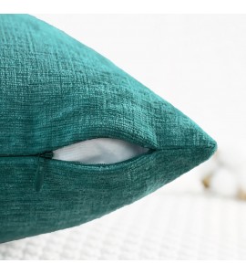 Chenille pillow cover