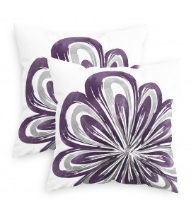 Artistic flower pillowcase