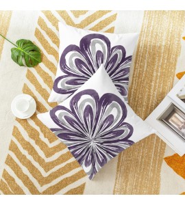 Artistic flower pillowcase