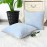 Light blue gold edge pillowcase