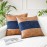 Contrast color stitching pillow