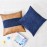 Contrast color stitching pillow
