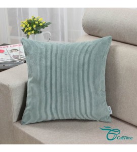 Light blue corduroy pillowcase