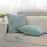 Light blue corduroy pillowcase
