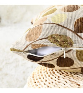 Autumn Leaf Vine Jacquard Pillowcase