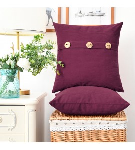Vintage Button Pillowcase