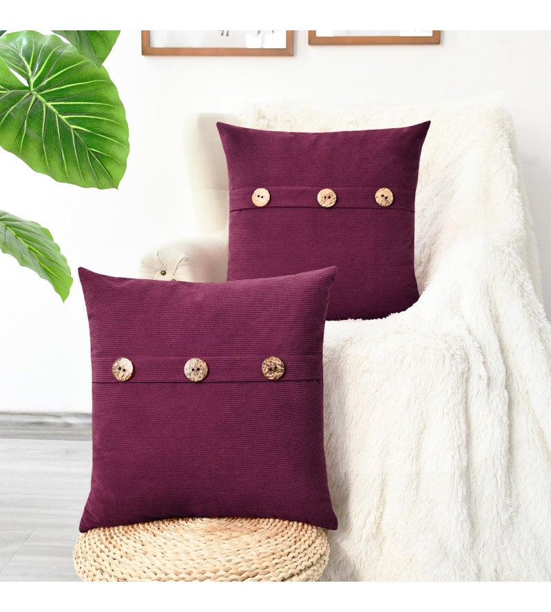 Vintage Button Pillowcase