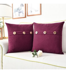 Vintage Button Pillowcase