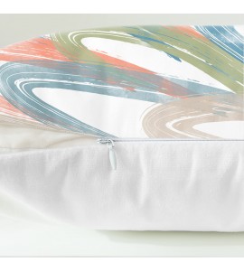 Colorful brushstroke pillowcase