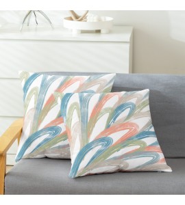 Colorful brushstroke pillowcase
