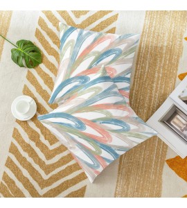 Colorful brushstroke pillowcase