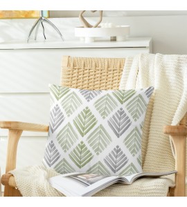 Leaf shadow diamond pillowcase