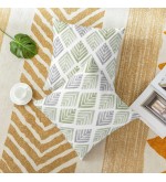 Leaf shadow diamond pillowcase