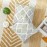 Leaf shadow diamond pillowcase