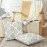 Leaf shadow diamond pillowcase