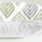 Leaf shadow diamond pillowcase