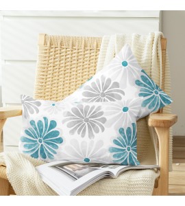 Flower pattern pillowcase