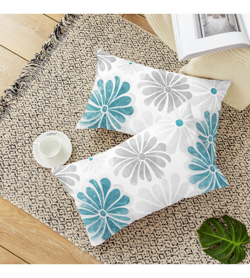 Flower pattern pillowcase