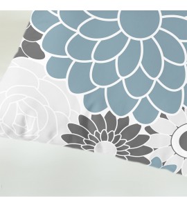 Light floral pillowcase