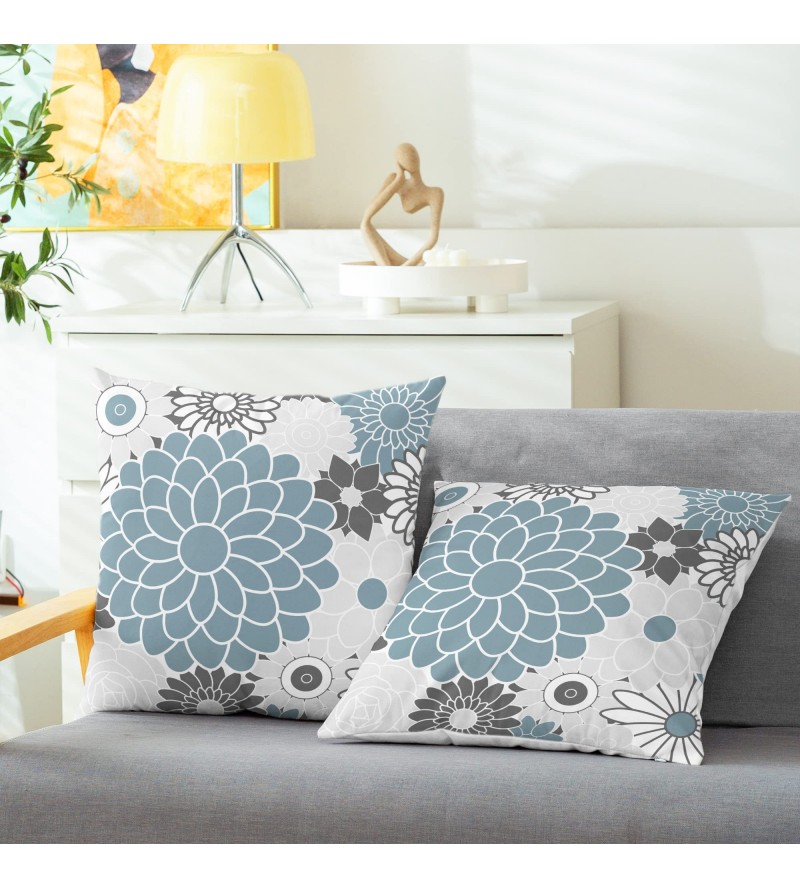 Light floral pillowcase