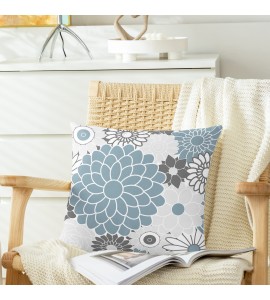 Light floral pillowcase