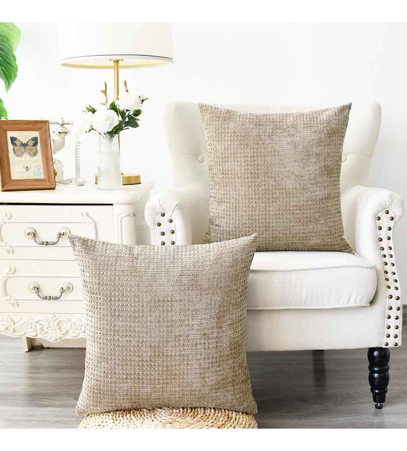 Light brown texture pillowcase